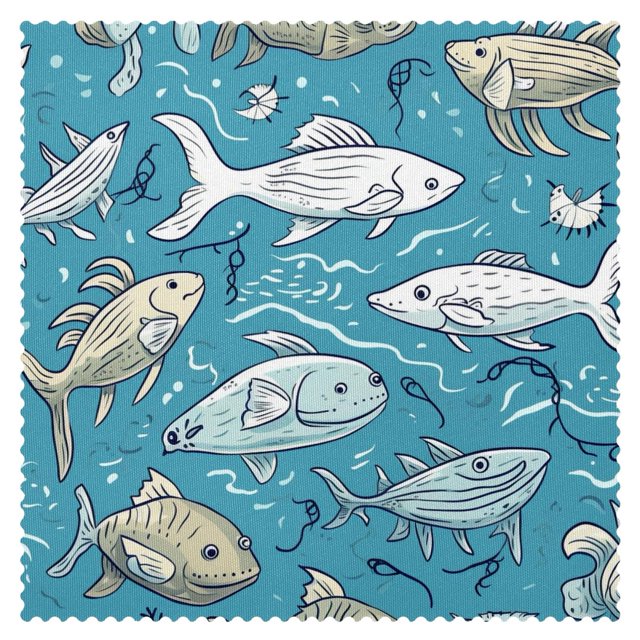 Placemats Set of 4,Washable Place Mats for Dining Table,Anchor Walrus