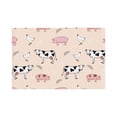 thumbnail image 1 of Placemats Set of 4, cow pig chicken cute Place mats for Dining Table Indoor/Outdoor, Cute Heat Resistant Washable Table Mats(18" x 12"), 1 of 8