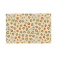 thumbnail image 1 of Placemats Set of 6, Paw In Groovy Style Place mats for Dining Table Indoor/Outdoor, Cute Heat Resistant Washable Table Mats(18" x 12"), 1 of 8