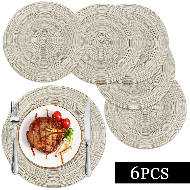 Table PVC Placemats Dining Table Place Mats Non-slip Dish Bowl