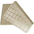 thumbnail image 1 of Placemats Set of 8 for Dining Table, Table Placemats, Rectangular Vinyl, PVC, 18x12 Inches - Beige, 1 of 1