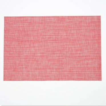 Placemats Washable Indoor/Outdoor Vinyl Place Mats for Dining Table Durable Non-Slip Heat Resistant PVC Weave Table Mats