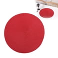 thumbnail image 1 of Placemats - Washable Woven Cotton Yarn Placemats for Dining Table, Plastic Mesh Design Placemats for Kitchen and Hotel - 14.96 Inch, 1 of 9