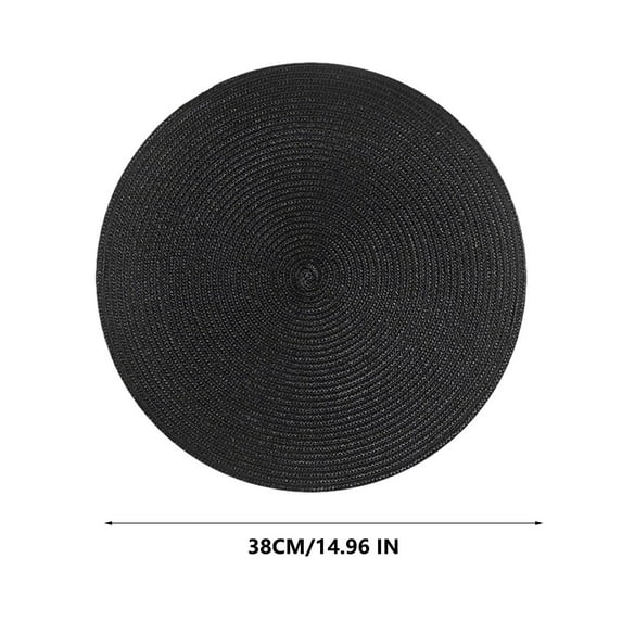 Placemats Woven Table Mat Place Mat Household and Oil-Proof Pad Heat Insulation Pad