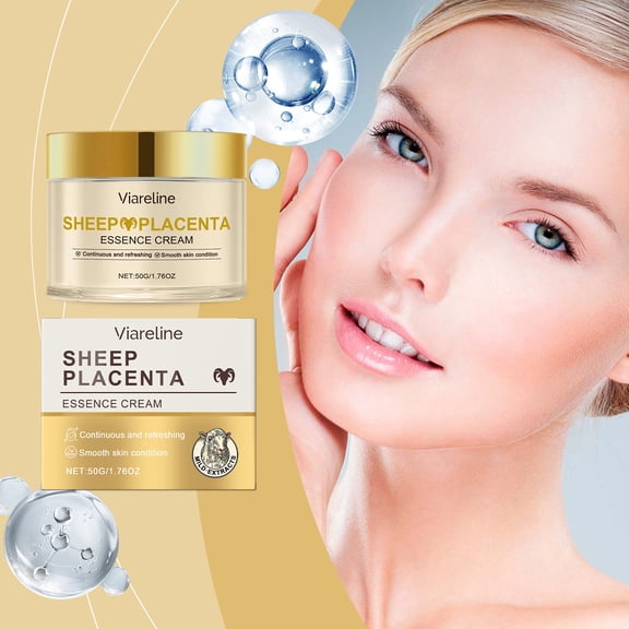 Placenta Facial Care Cream Gentle Nourishing Facial Skin Daily Skincare Massage Cream