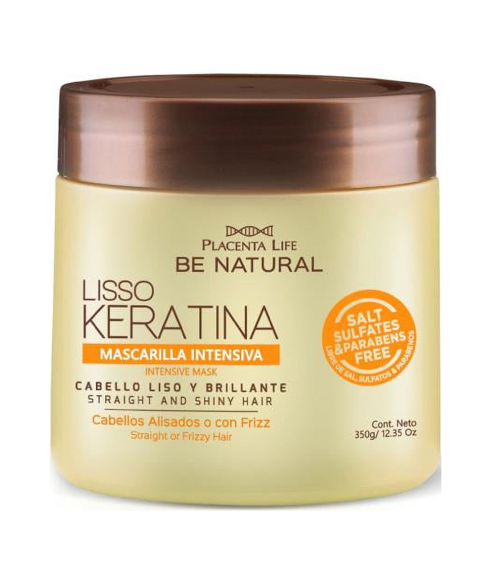 Placenta Life Be Natural Lisso Keratina Mask for a Straight