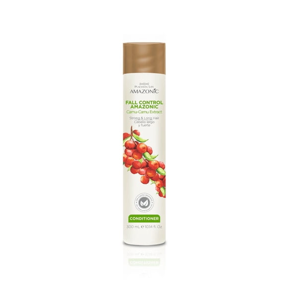 Placenta Life Fall Control Conditioner with Camu Camu Extract-Hair Loss Control- Vitamin C- Antioxidant--Salt, Sulfates & Parabens Free- 300gr/ 10.14 fl.oz