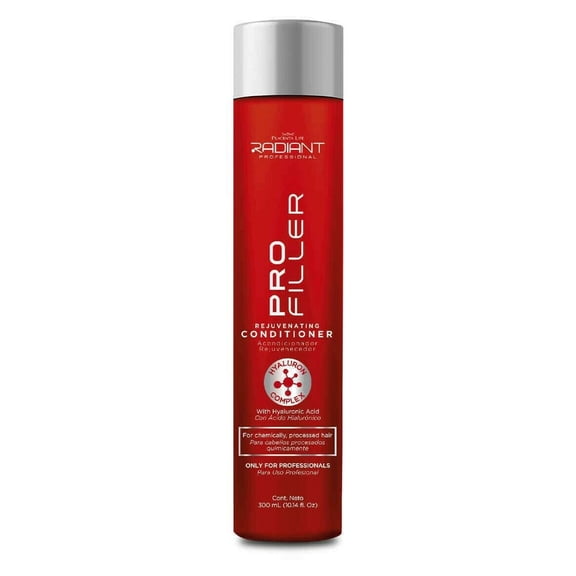 Placenta Life Radiant Pro Filler Professional Rejuvenating Deep Hydration , Intense Smoothness Conditioner with Hyaluronic Acid/Salt & Parabens FREE 300 ml. 10.14 fl.oz.