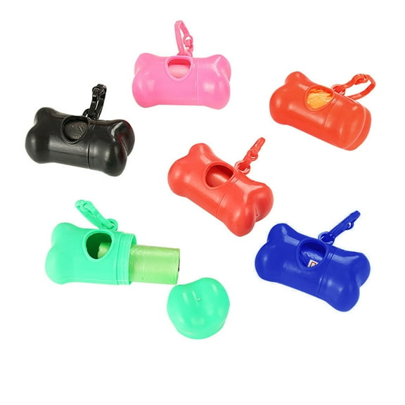 PlacerMe Pet Dog Waste Bag Dispenser, Leash-Attachable Poop Bag Holder Case