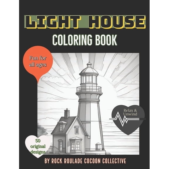 Places to Go Light House: Coloring Book, (Paperback)