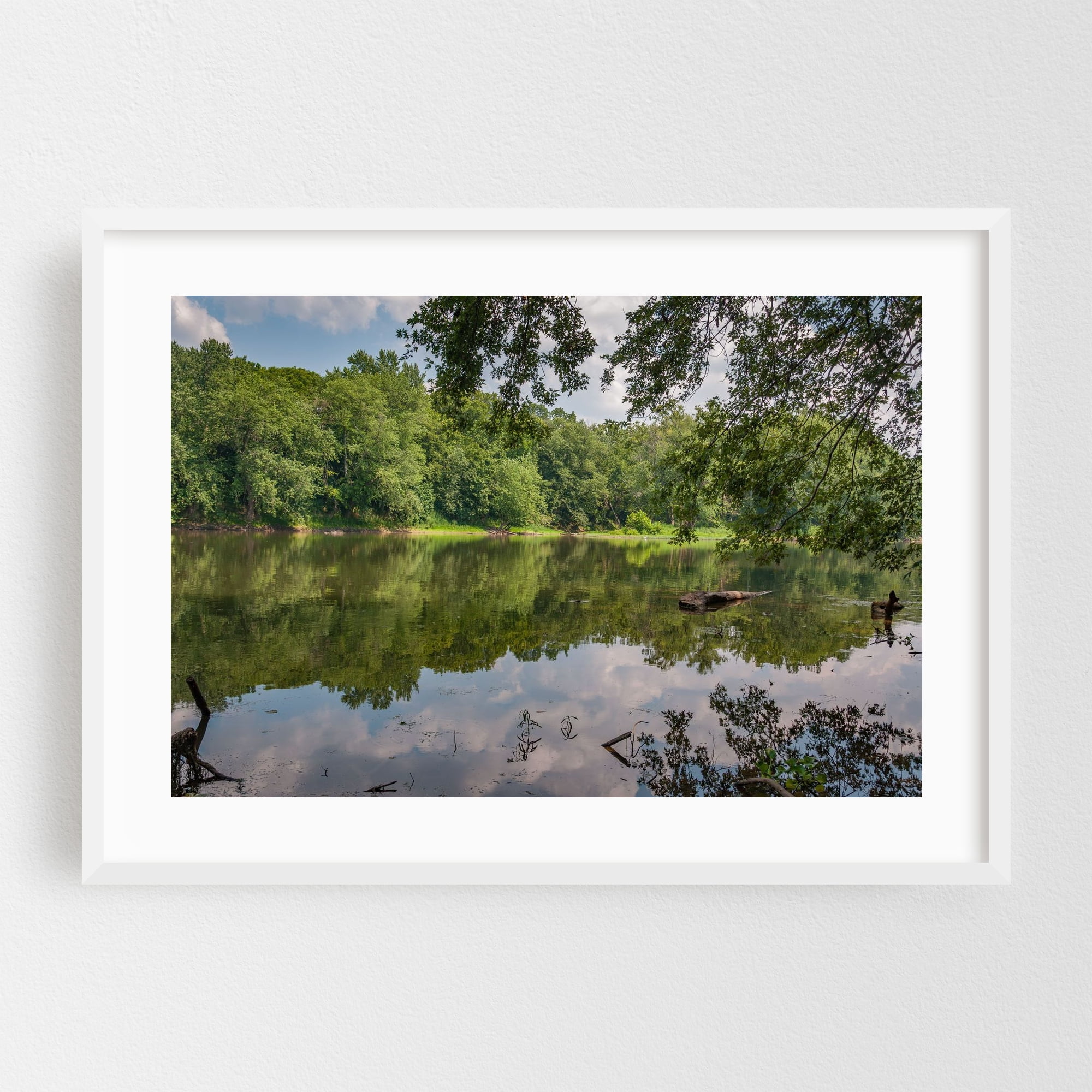 The Placid Potomac River on a Sweltering August Day - Leesburg Virginia ...