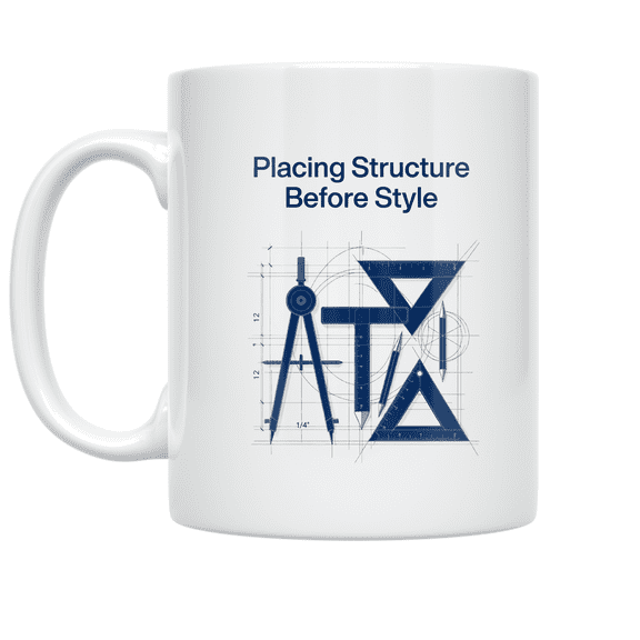 Placing Structure Before Style - Architect Enthusiast - 11 oz Ceramic Coffee Mug