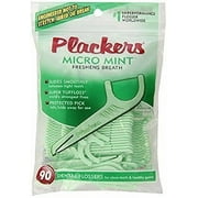 Plackers Dentalal Floss Freshens Breathe & Clean Feel Micro Mint, 90 Ct