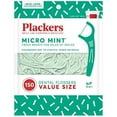 thumbnail image 1 of Plackers Micro Mint Dental Floss Picks, 150 Count, 1 of 3