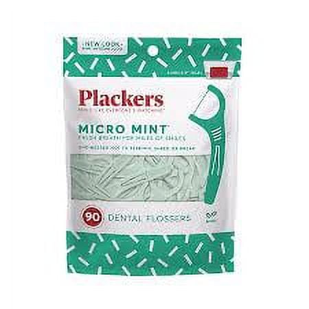 Plackers Micro Mint Dental Flossers (Pack of 32)