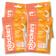 thumbnail image 1 of Plackers Orthopick Dental Floss Picks, Designed for Braces, Tuffloss, 36 Flossers (4 Pack), 1 of 8