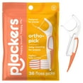 Plackers Orthopick Floss Picks for Braces, 36 Count, Unflavored