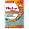 thumbnail image 1 of Plackers Twin-Line Dual Action Easy Grip Handle Dental Floss 75 ct, 4-Pack, 1 of 7