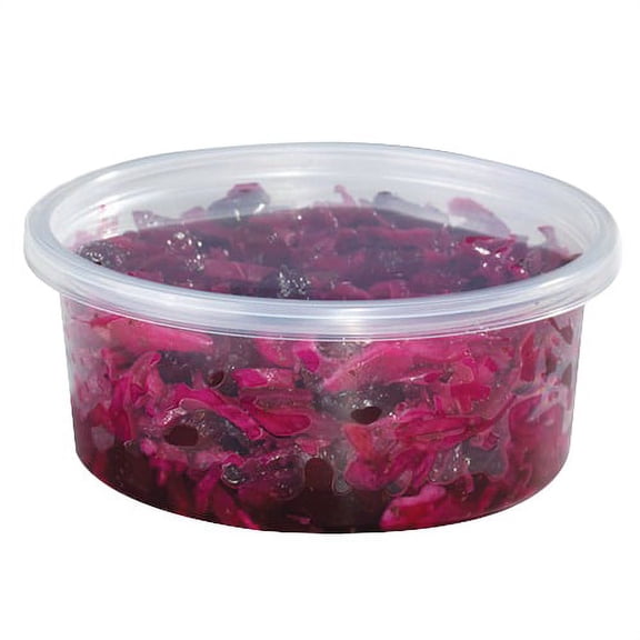 Placon Home Fresh Polypropylene Round Food Container Clear, 8 oz. | 500/Case