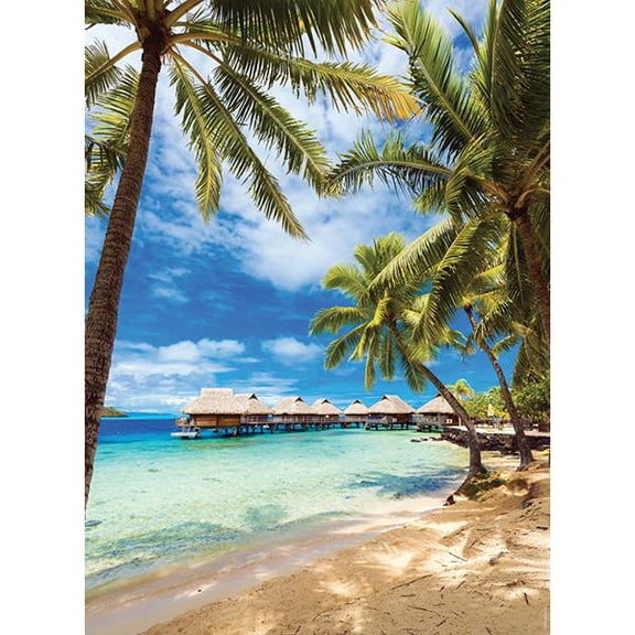 Plage de Bora-Bora, Polynesie Fr