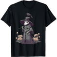 thumbnail image 1 of Plague Doctor Kawaii Pastel Goth Anime Aesthetic Nu Goth T-Shirt, 1 of 5