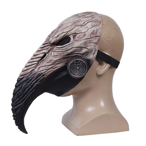 Plague Doctor Mask Half Face Masquerade Mask Bird Beak Steampunk Cosplay Party Props