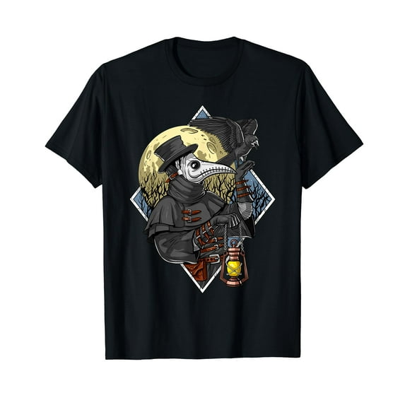 Plague Doctor Raven Gothic Macabre T-Shirt