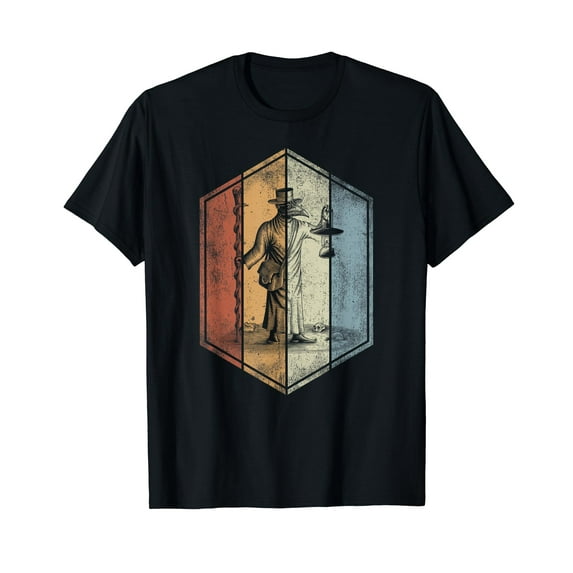 Plague Doctor Retro Vintage Style T-Shirt