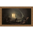 thumbnail image 1 of Plague Hospital 40x24 Large Gold Ornate Wood Framed Canvas Art by Francisco Goya, 1 of 2