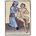 thumbnail image 1 of Plague Physician 1482. Na Physician Lancing A Plague-Caused Bubo Which Probably Increased The Likelihood Of Spreading, 1 of 1