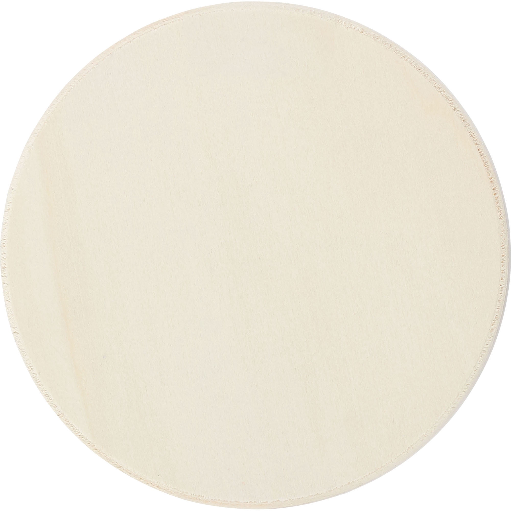 Plaid 12783E Unpainted Wood Surface, Circle Value Plaque, 1 Piece, 7"