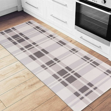 Plaid 18"x47" Gray Anti-Fatigue Standing Mat