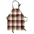 thumbnail image 1 of Plaid Apron Checkered Squares Pattern with Colorful Quilt Design Abstract Geometric Arrangement, Unisex Kitchen Bib Apron with Adjustable Neck for Cooking Baking Gardening, Multicolor, by Ambesonne, 1 of 3