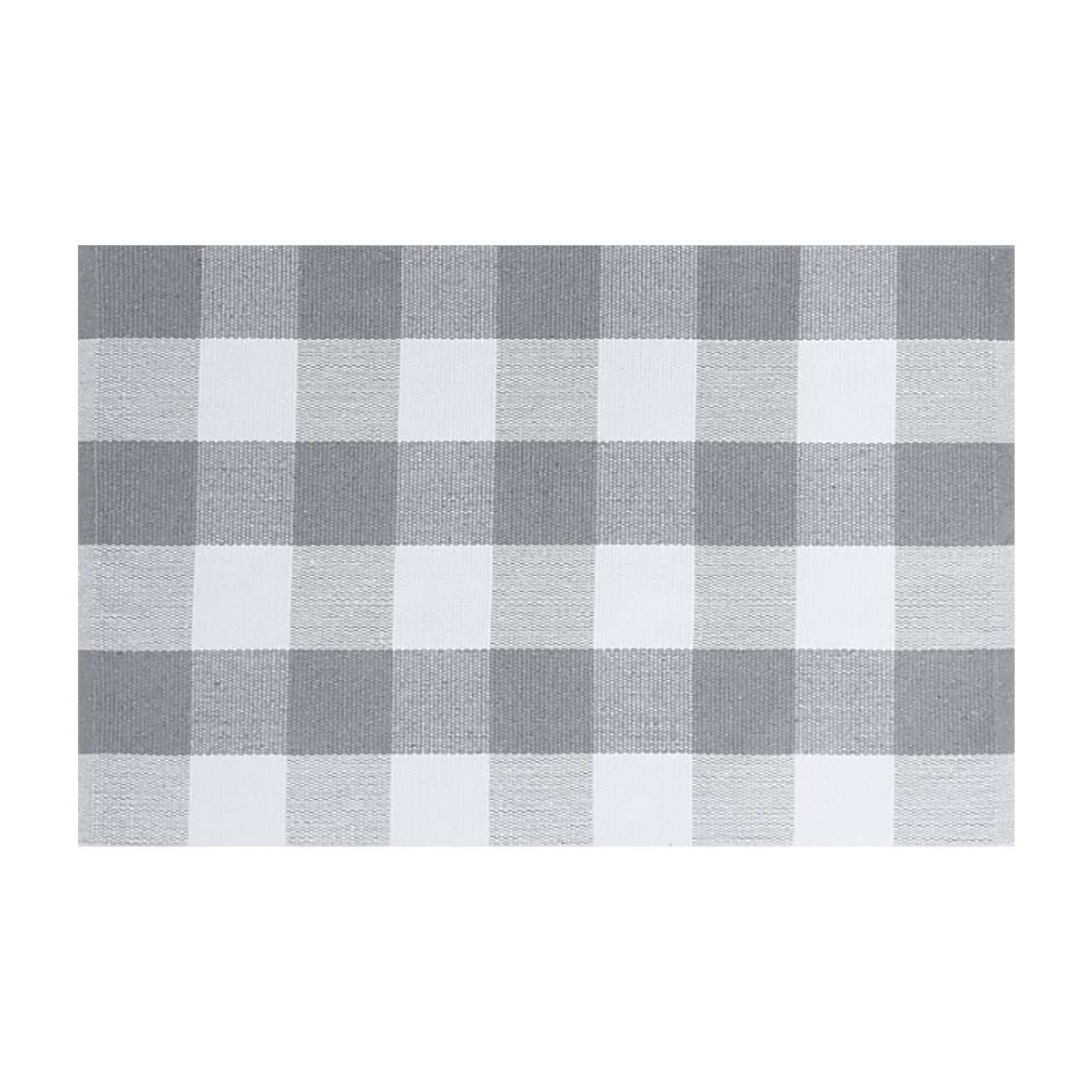 Plaid Area Rugs 23.6x35.4 Inches Navy and White Checkered Rug Washable ...