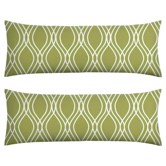 Plaid Body Pillow Cover - Soft & Breathable Fabric, Hidden Zipper, 20"x54", Buffalo Check & Vintage Plaid Print - Perfect Gift for Side Sleepers, Cabin Decor & Pregnancy Support