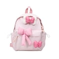 thumbnail image 1 of Plaid Bow Backpack Large Capacity School Bookbag Lightweight Laptop Daypack Cute Ribbon Backpack for School Travel and Daily Use, 1 of 3
