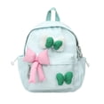 thumbnail image 1 of Plaid Bow Backpack Large Capacity School Bookbag Lightweight Laptop Daypack Cute Ribbon Backpack for School Travel and Daily Use, 1 of 3