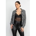 thumbnail image 1 of Plaid Button-down Tweed Jacket, 1 of 5