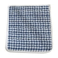 thumbnail image 1 of Plaid Chair Pads, Soft Non-Slip Cotton Seat Cushions Kitchen Dining Chair Pads with Ties Office Car Sitting Chair Pads Washable (Blue), 1 of 6