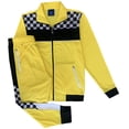 thumbnail image 1 of Plaid Checker style jogger tracksuit Men, 1 of 4
