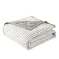 thumbnail image 1 of Plaid Checkered Patchwork Striped Quilted Washed Cotton Reversible Throw Blanket, Indoor and Outdoor Use,Quilted Bedding or Living Room for All Seasons, 1 of 6