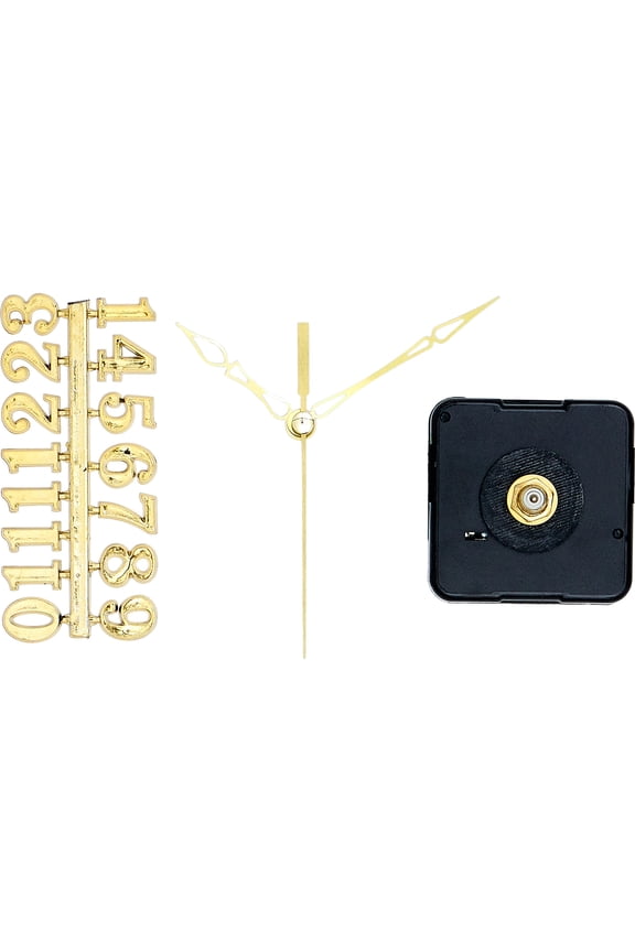 12767E Clock Part Accessories, Clock Movement Kit, 19 Piece