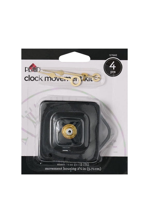 Clock Part Accessories, Clock Movement Kit, 4 Piece