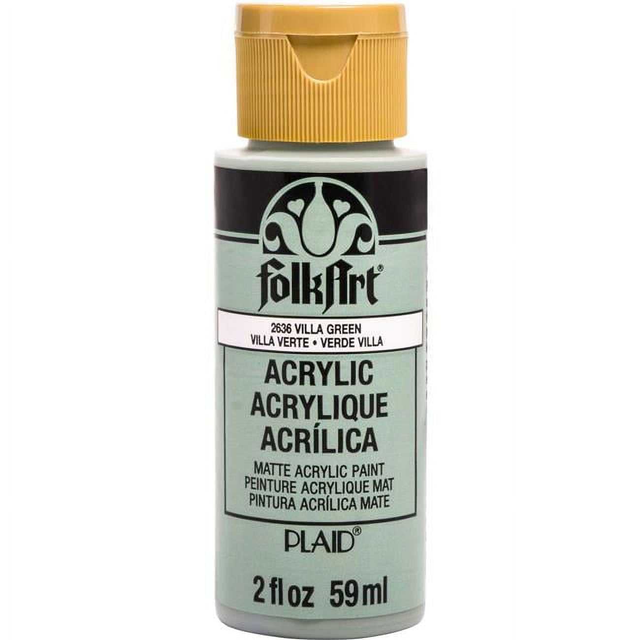 Shop Plaid FolkArt ® Flat™ Ultra Matte Acrylic Paint - Jungle Green, 2 oz.  - 50928 - 50928