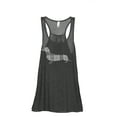 thumbnail image 1 of Plaid Dachshund Women's Fashion Sleeveless Flowy Racerback Workout Yoga Tank Top Charcoal Grey Large, 1 of 3