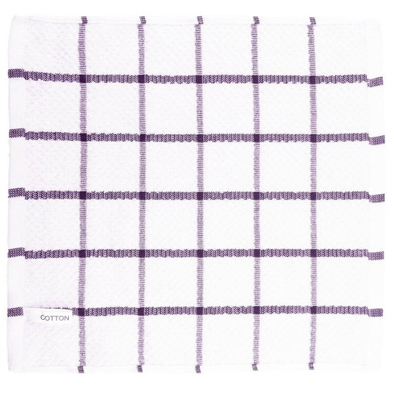 Plaid Dishcloth Purple - Cleaning Kitchen Fast Absorbent Microfiber Towels Rags and Cloths Drying Cotton Dish Dish Soft Kitchen Dishcloths Towels Dish Cloth Microfiber Wipes