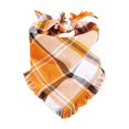 thumbnail image 1 of Plaid Dog Bandana Pet Triangle Scarf Pet Neckwear Apparel, with Fringed Trim, Classic Checkered Pattern, Comfortable Fabric - for Small Medium Large Dogs, Daily Wear, Outdoor Activities, Pet Shows, F, 1 of 4