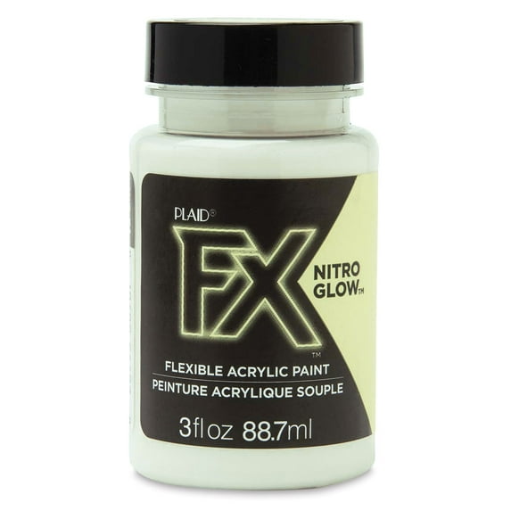 Plaid FX Nitro Glow Flexible Acrylic Paint, 3 oz