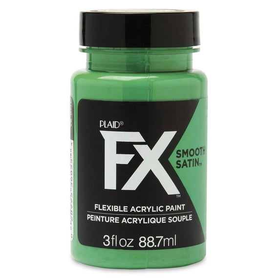 Plaid FX Smooth Satin Flexible Acrylic Paint - Smashing, 3 oz