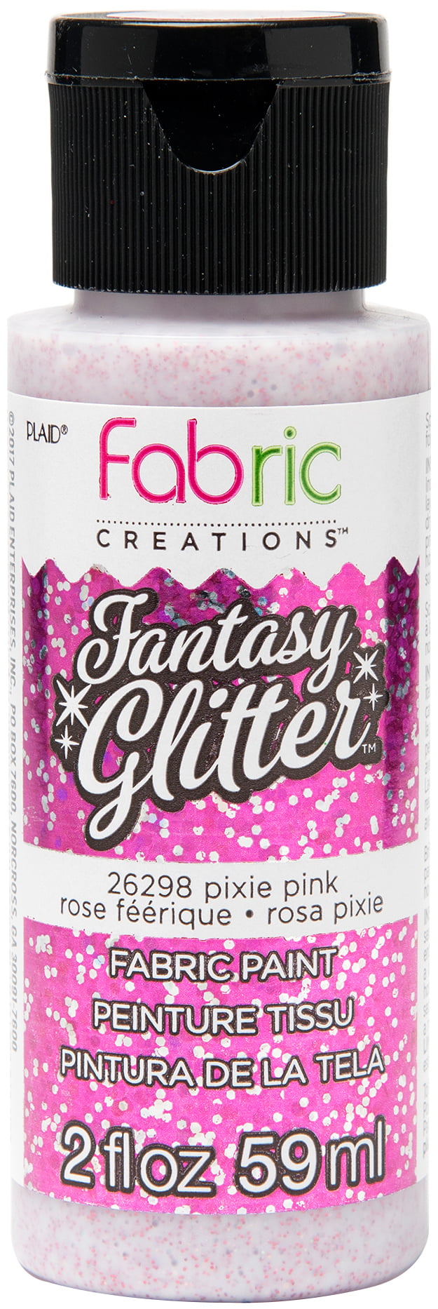 Shop Plaid Fabric Creations™ Fantasy Glitter™ Fabric Paint - Pixie